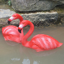 浮水火烈鸟 可以浮在水面上的装饰品 景观雕塑景区鱼池造景工艺品