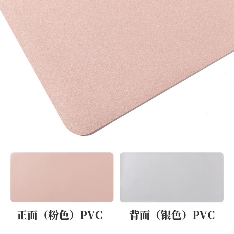 Desk Mat / Table Mouse Pad, Large Double-Sided Surface, Cork-Edge & Multiple Sizes
