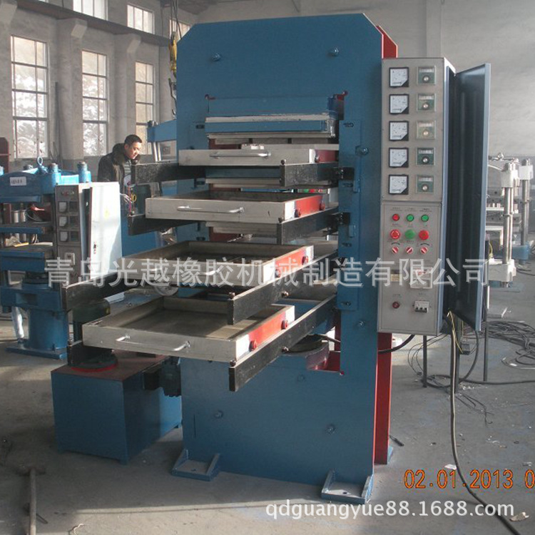 全自动地板砖硫化机  橡胶地砖制造机 胶粉地砖硫化机 厂家直供