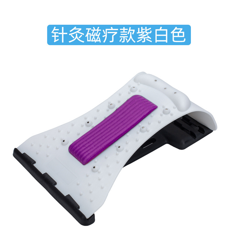 Corrector de columna cervical corrección de masaje de cuello masajeador de espalda especial masajeador lumbar almohada fabricante en stock pelo liso