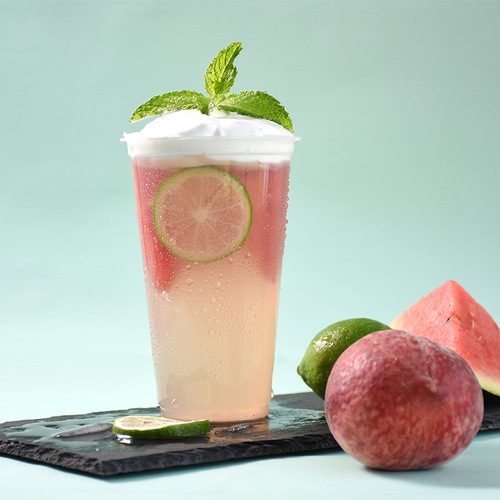 PP material 95ml vacuum-formed coffee cups, milk tea juice disposable plastic cups for wholesale, supports printing logo