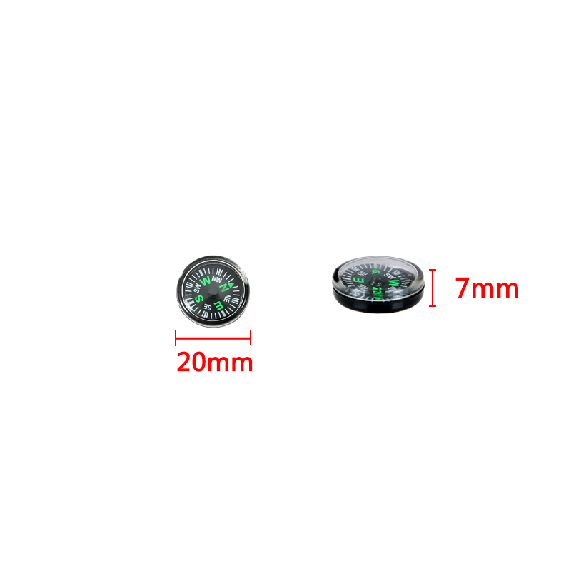 厂价专业供应20MM塑料帽指南针 箱包配件礼品微型指南针