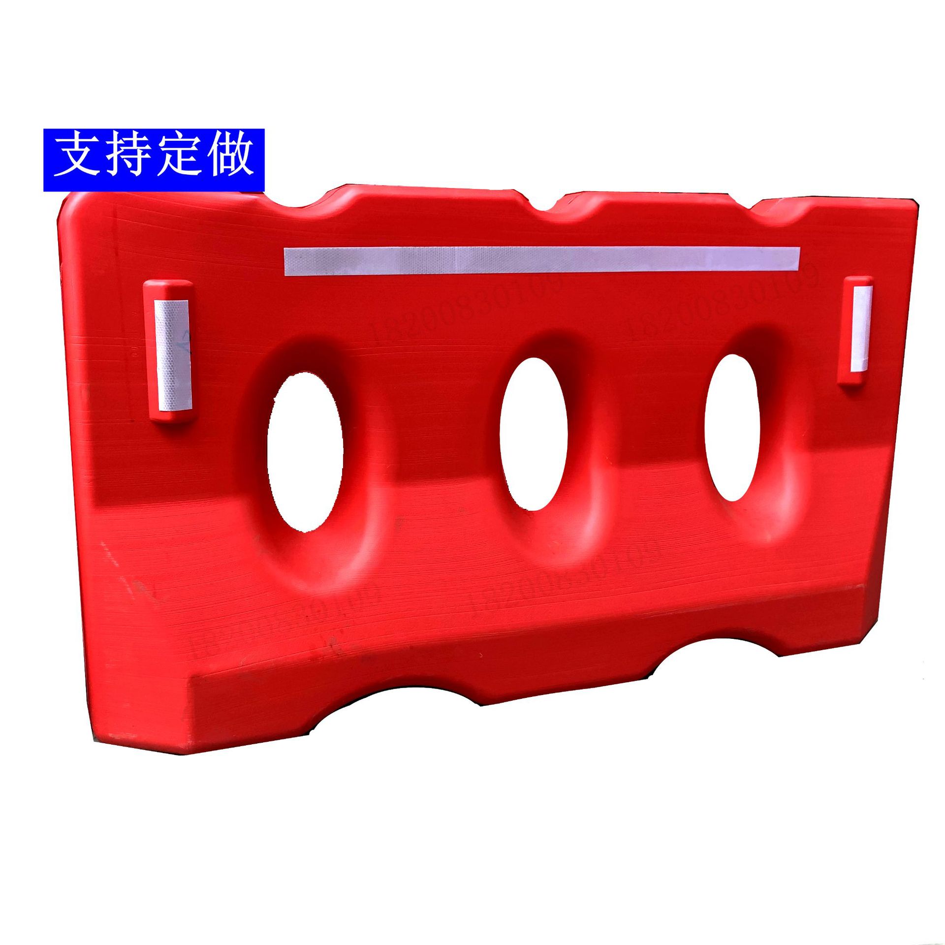 三孔水马 防撞设施 江门阳江隔离墩交通反光分流导向护栏交通路障