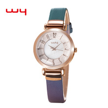 实力工厂经典批花表渐变色女士表小表盘大气典雅女性表防水石英表
