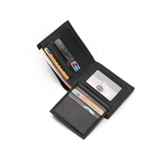 Cross-border supply men's wallet, short crocodile pattern, business horizontal style, multi-functional banknote wallet, ID bag wholesale
