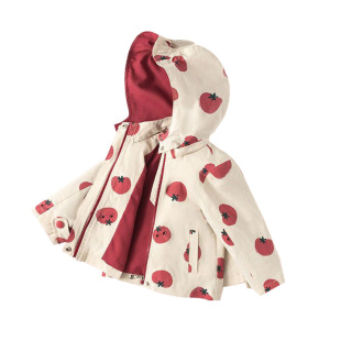 2021 spring and autumn cross-border children baby girl windbreaker coat windbreaker outdoor coat thickened windbreaker Cotton