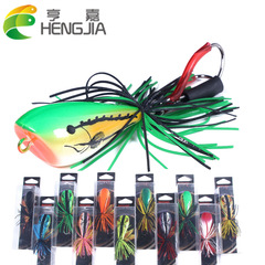HENGJIA/HenGia Modified Frog 9CM ABS Hard Bait Double Hook Hot Selling Model of the Speed Sell Through 