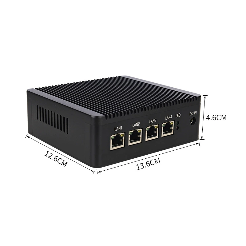 Four Net Gigabit Soft Router J1900/J4125 Шлюзовый брандмауэр LEDE Любовь быстрая защита высшая безопасность