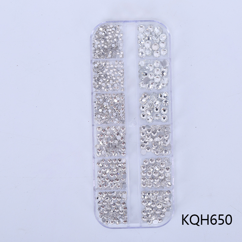 Joyería de uñas conjunto completo arco especial en forma de diamante mezclado perla mágica melocotón corazón lentejuelas uñas joyería de uñas