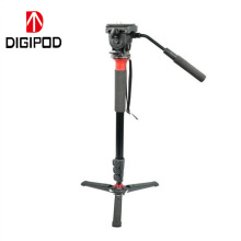 缔杰新款 1.6米1.8米摄像摄影DV专业液压云台铝合金单脚架支架子