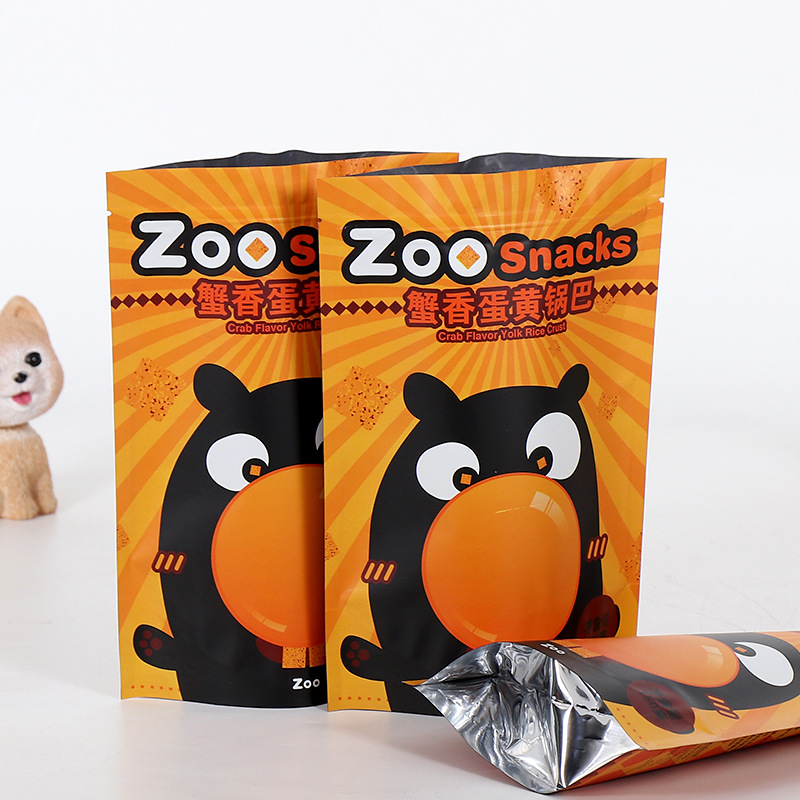 厂家批发锅巴包装袋 零食休闲食品袋 锅巴膨化食品包装袋免费设计