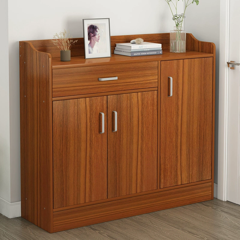 Полка для обуви Бытовая дверь Большая емкость Компактный простой шкаф для хранения Простой экономичный многослойный пылезащитный шкаф для обуви с дверью