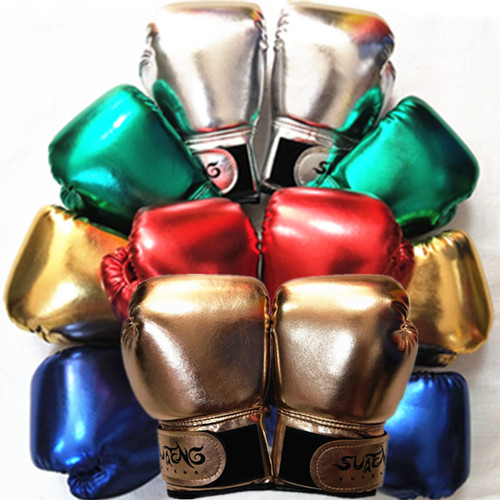 Steering metal film children's boxing gloves, sandbag sparring gloves, sponge foam molded inner liners