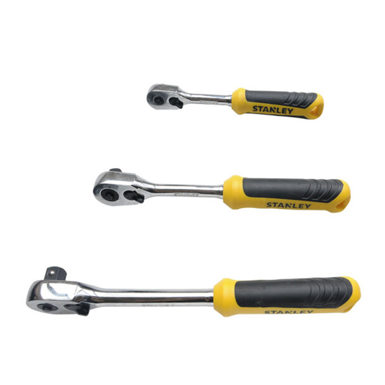 STANLEY 史丹利工业级专业型双色柄棘轮扳手6.3mm STMT73982-8-23