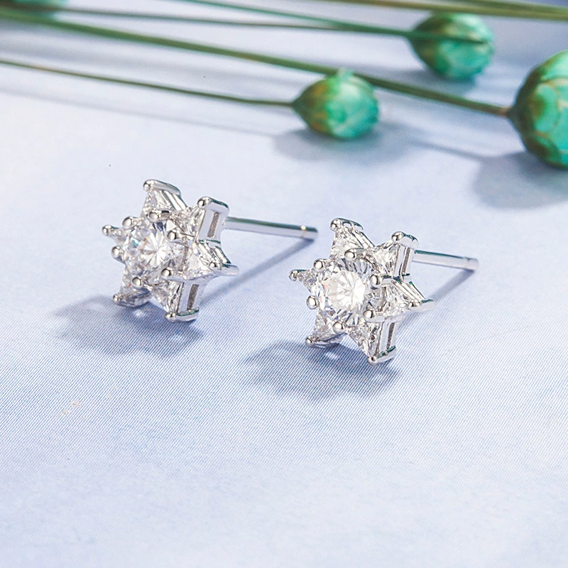 Elegant cute fresh small design earrings, Japanese and Korean, Korean style, trend of season, simple and elegant design