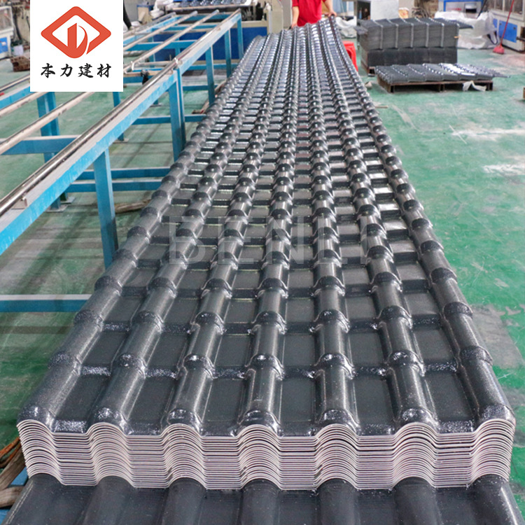 asa thickened synthetic resin tile roof villa antique plastic tile canopy insulation plastic roof tile manufacturers