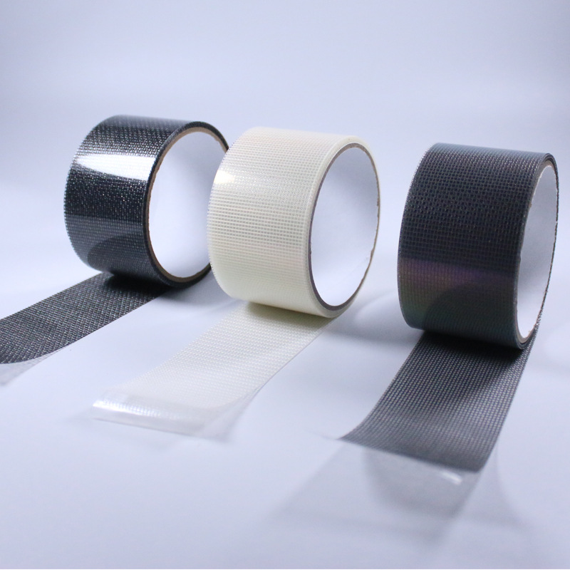 Exclusivo transfronterizo para mosquiteros cortables, mosquiteros, mosquiteros, mosquiteros, mosquiteros, adhesivos adhesivos, cinta de reparación autoadhesiva transparente para malla