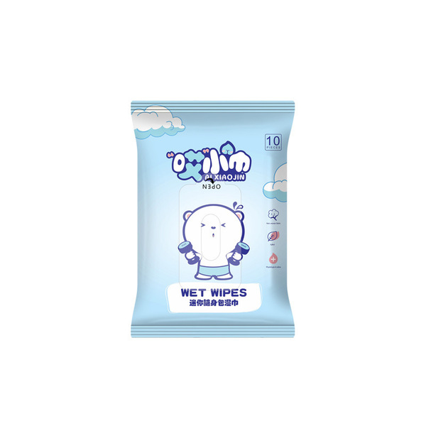 Children's portable medical wipes