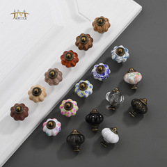 Jingmao-022 Bedside Cabinet Handle Mesh Drawer Pull Transparent Acrylic Single Hole Crystal Handle