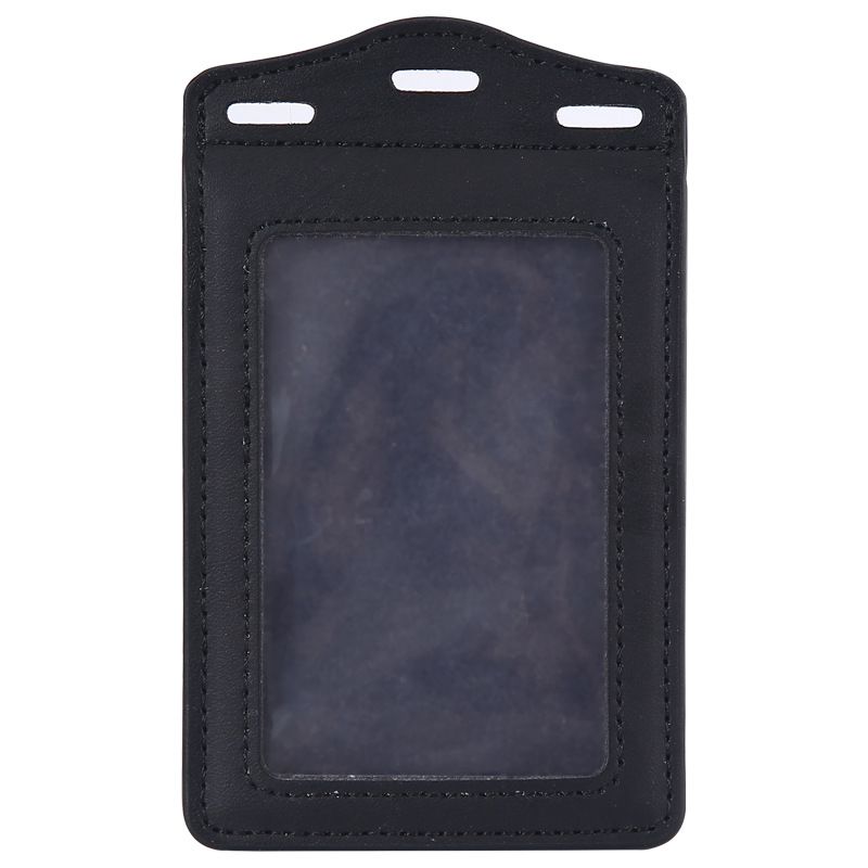 Jinbeisi chuangka tarjeta de trabajo cubierta de la tarjeta de autobús PU multifuncional cubierta de cuero Certificado conjunto de permiso de trabajo bancario