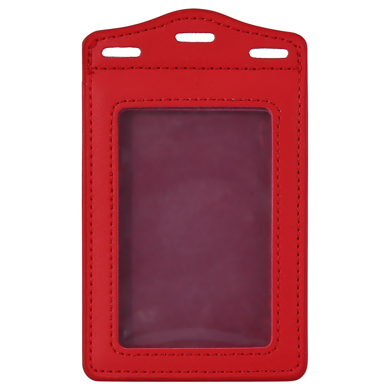 Jinbeisi chuangka tarjeta de trabajo cubierta de la tarjeta de autobús PU multifuncional cubierta de cuero Certificado conjunto de permiso de trabajo bancario