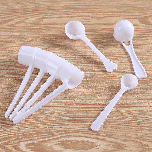 厂家直销1g3g5g克塑料量勺奶粉勺小勺子独立包装果粉勺定量勺粉勺