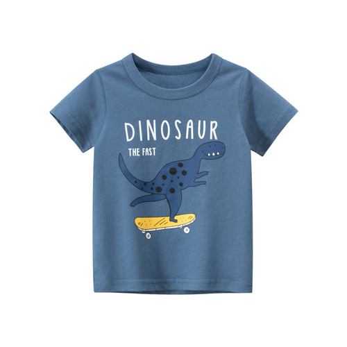 27kids brand children's clothing 2024 summer new wholesale children's short-sleeved T-shirts male baby clothes one piece consignment sale