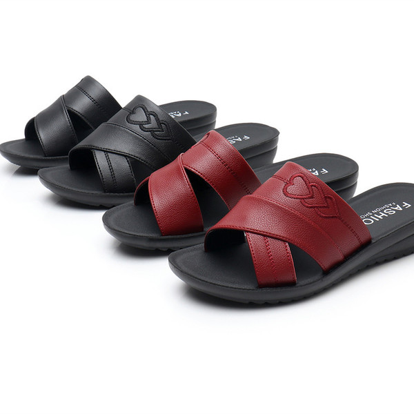 fashionable comfortable non-slip mule flat