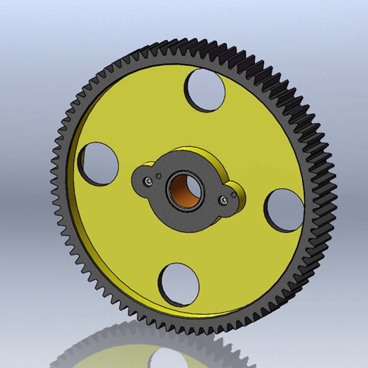 五金机械通用附件 机械剪板机配件Q11-3大齿轮总成含镶钢衬套