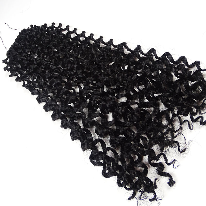 Peluca de Cabello Largo y Rizado Africano Europeo, Trenzas de Ganchillo, Estilo Passion Twist, 22 Pulgadas