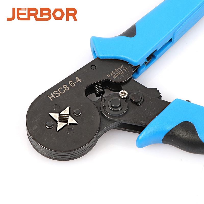 厂家直销 VE管型端子压接钳工具 欧式多功能棘轮式压线钳HSC8 6-4