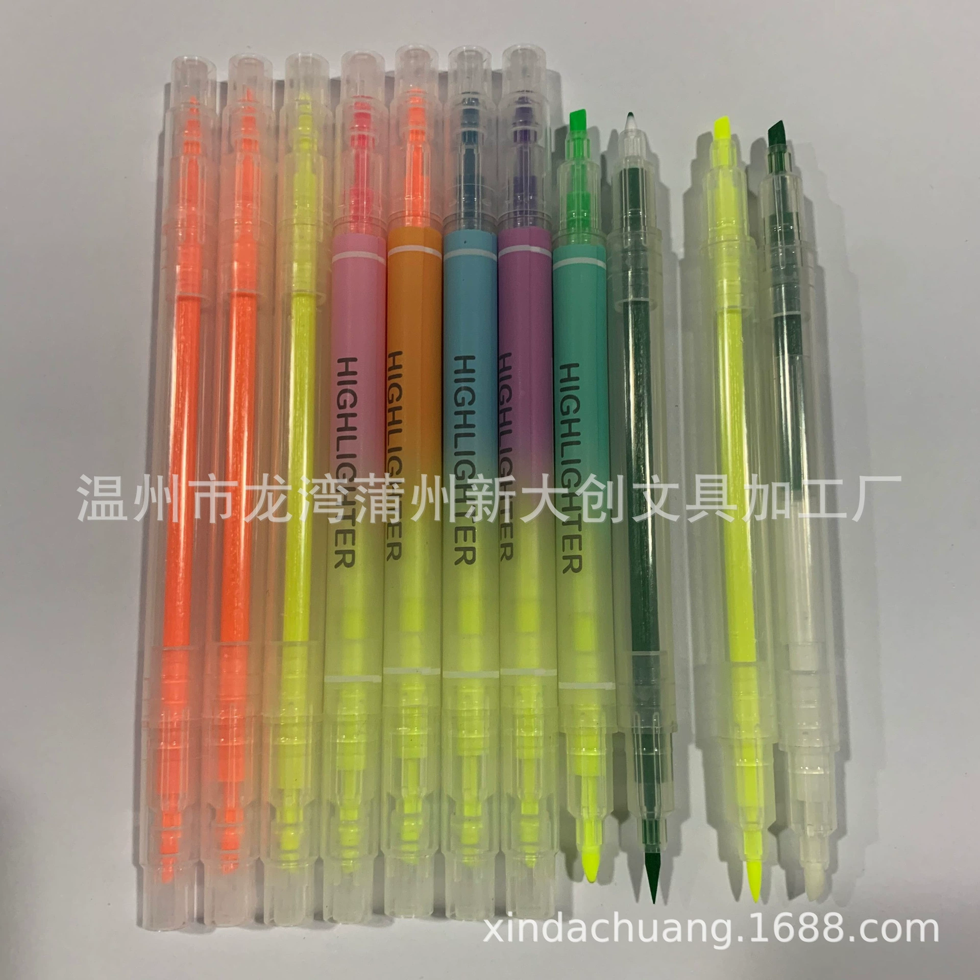 Двухголовый маркер двухцветная маркерная ручка для детей цветная ручка для школьников