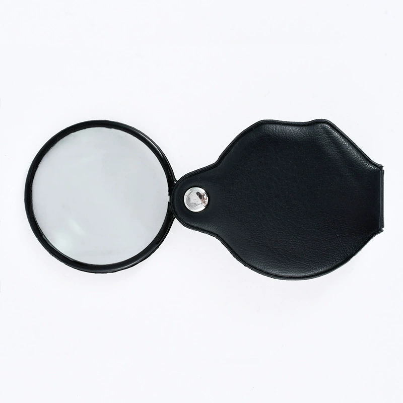 Фабрика прямых продаж 50 кожаный чехол лупа складной лупа портативный лупа лупа