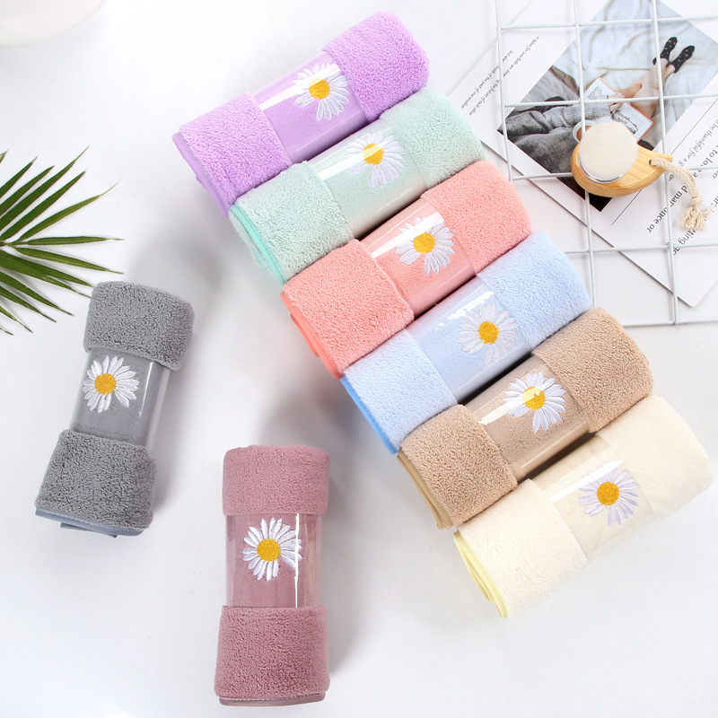Factory supply coral fleece Daisy youth pie towel gift stall towel wholesale a generation of hair Factory supply coral fleece Daisy youth pie towel gift stall towel wholesale a generation of hair