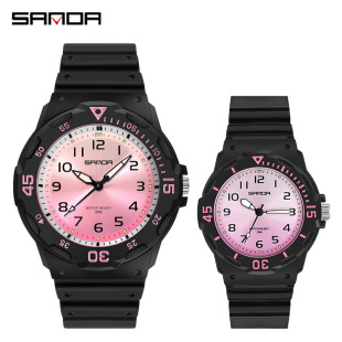 Sanda New Couple Style Small Fresh Fashion Trend Personality Leisure Temperament Creative Men's and Women's Middle School Students' Watch