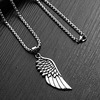 Necklace stainless steel hip-hop style, pendant, accessory, sweater, chain