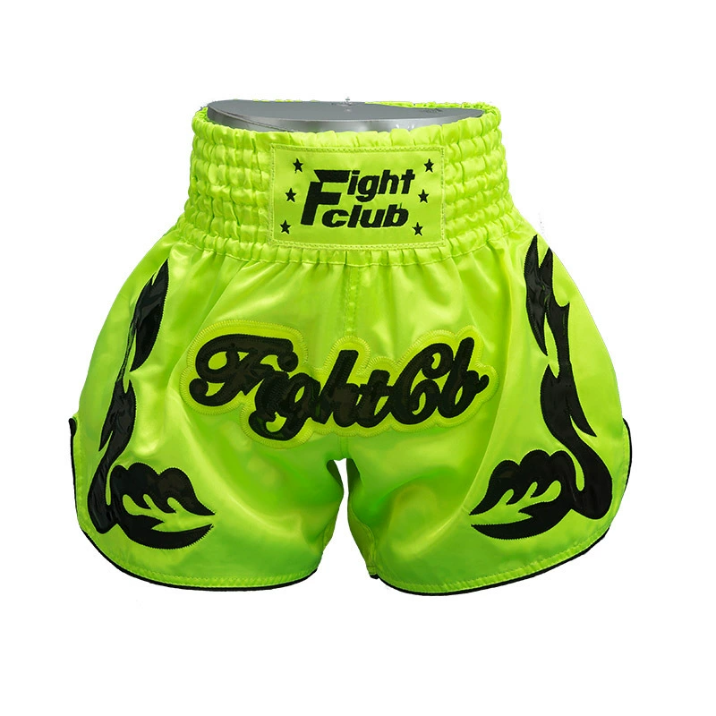 Boxing Training Shorts, Muay Thai Style, Satin Finish, Sizes XXXS(110)–XXXXL(200)