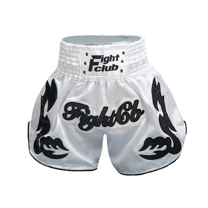Boxing Training Shorts, Muay Thai Style, Satin Finish, Sizes XXXS(110)–XXXXL(200)