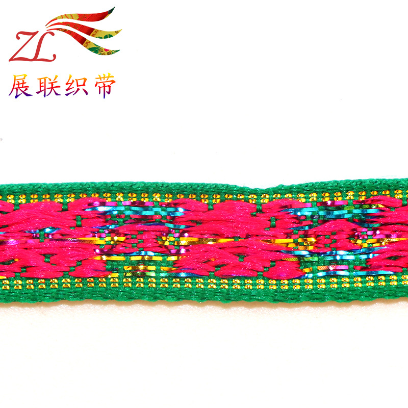 Fábrica custom DIY cuello tridimensional encaje correa de color accesorios de ropa de flores hechas a mano correa de estilo nacional