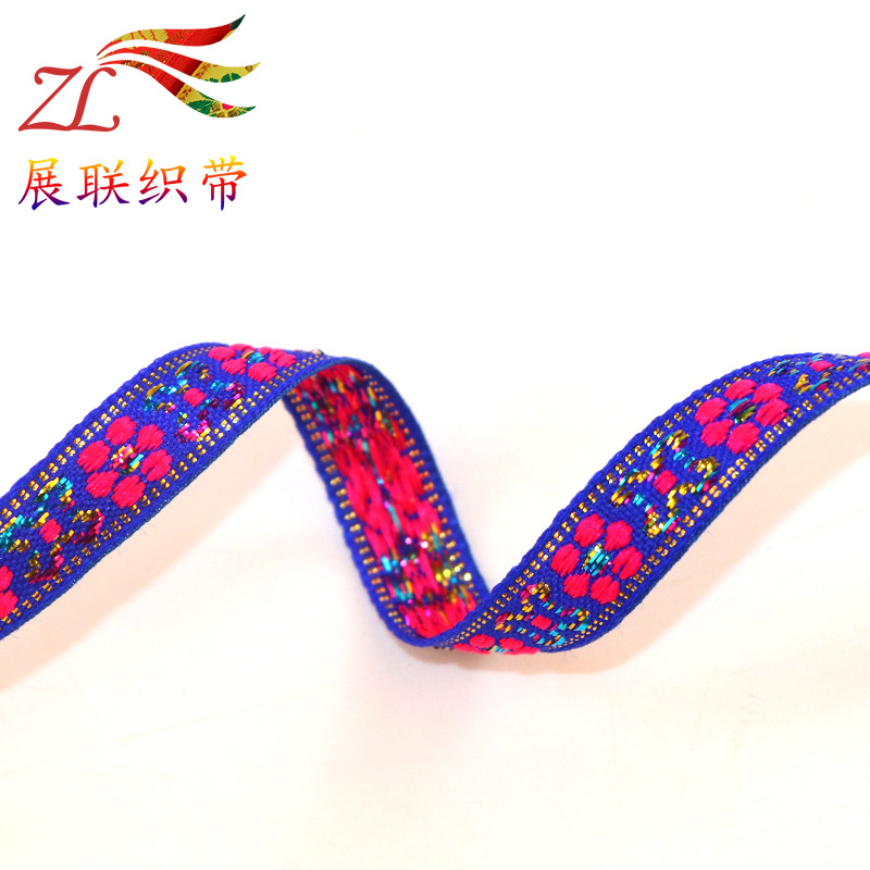 Fábrica custom DIY cuello tridimensional encaje correa de color accesorios de ropa de flores hechas a mano correa de estilo nacional