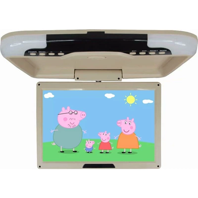 12-inch ceiling display car ceiling display commercial vehicle ceiling TV car truck LCD TV (Car display) - beige