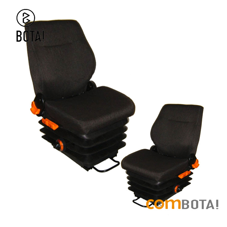 Asiento de operador de grúa vehículo mecánico agrícola asiento de amortiguación pequeña excavadora suspensión mecánica asiento hidráulico