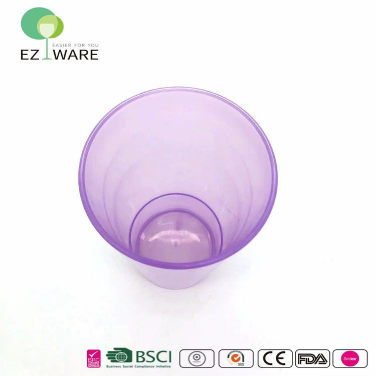 ПП утолщённый однотонный пластиковый стакан