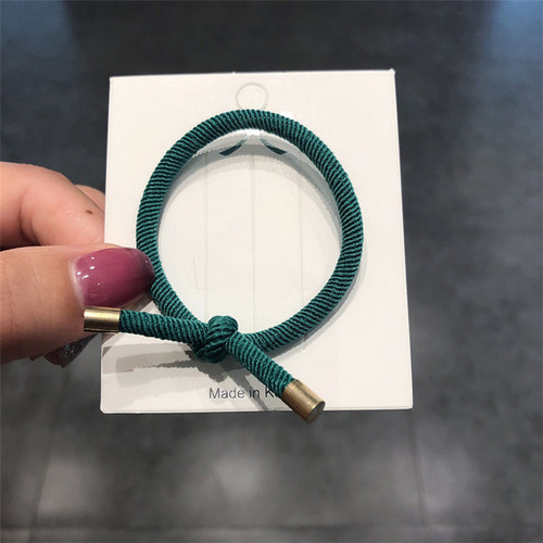 Korean version of the basic small rubber band hair rope for your boyfriend's ball head, wrist headband, high elasticity and durable hair ring headwear