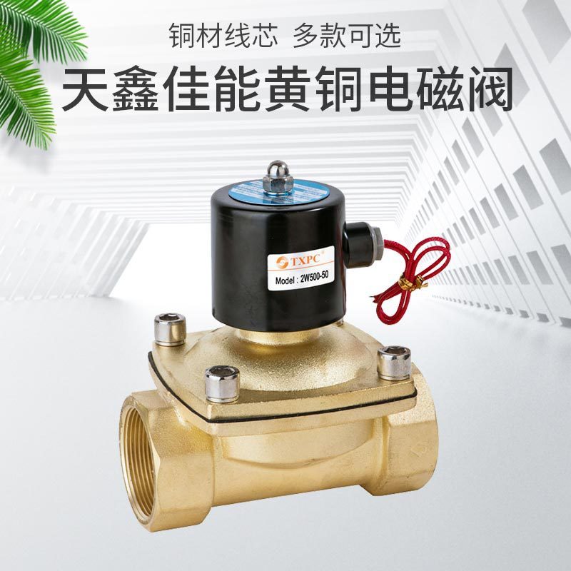 天鑫 厂家批发电磁阀 黄铜材质2W500-50电磁阀