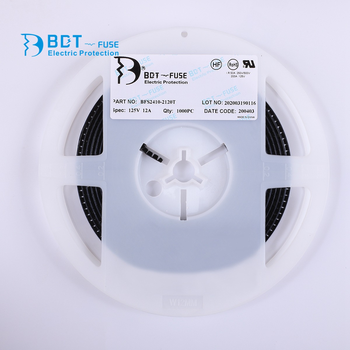 贴片保险丝12A 封装2410 1808 6125熔断一次性保险丝125V250V300V