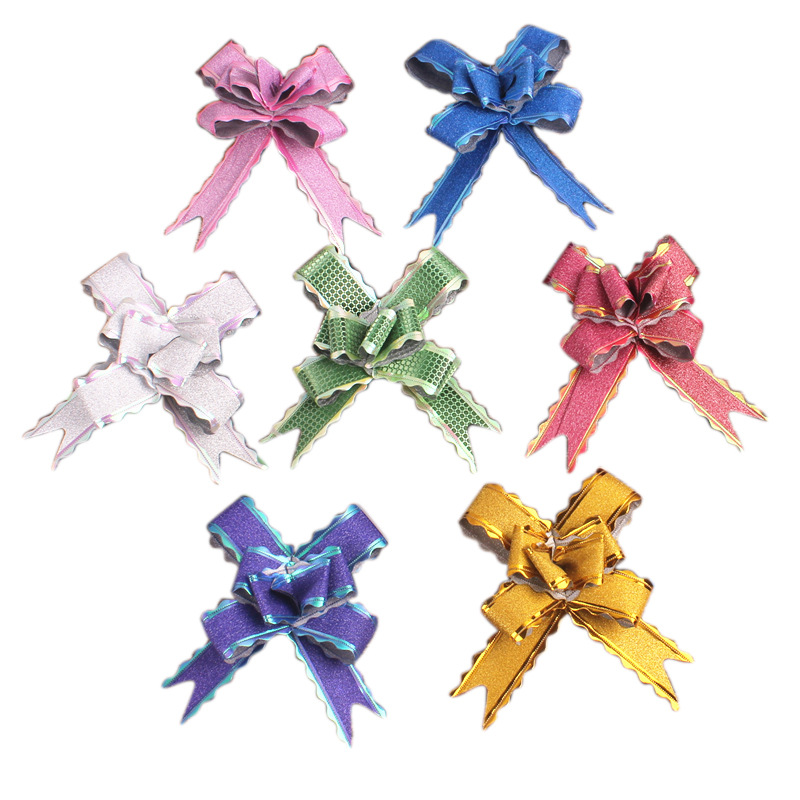 30mm dorados borde ondulado monocromo cristal brillo diamante arco mano tire flor boda nuevo coche manija Decoración