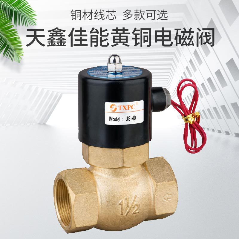 厂家供应黄铜二通式电磁阀 高温蒸汽电磁阀量大从优