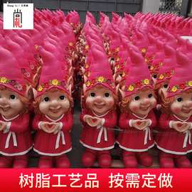 厂家批发创意人物造型树脂小摆件 家居工艺品摆件 礼品树脂摆件