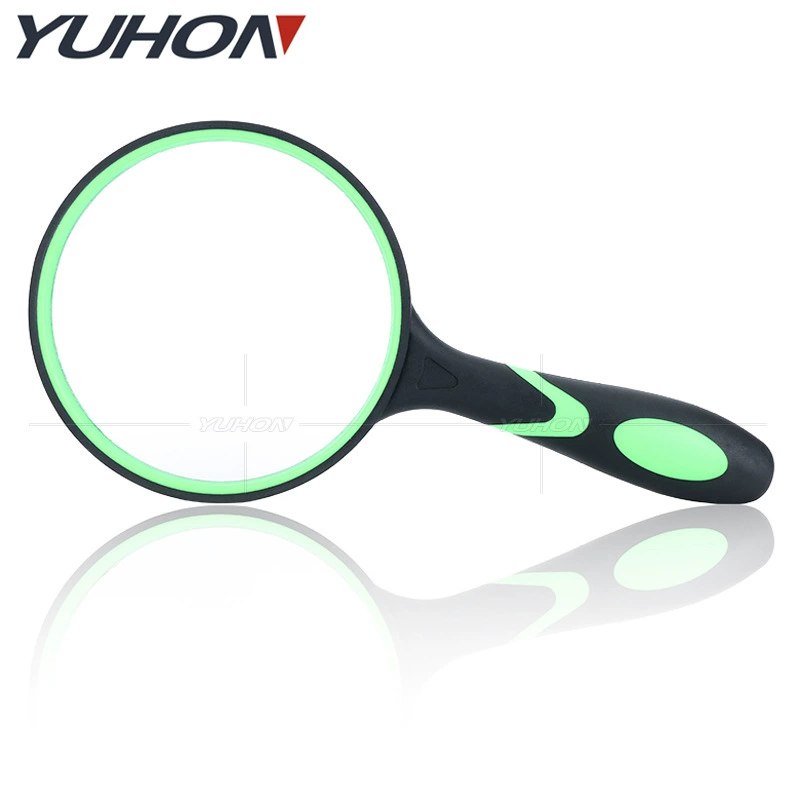 Стойка рынок храм ярмарка взрывы фабрика оптом резиновая ручка с защитой от падения 10 раз увеличительное стекло портативное чтение